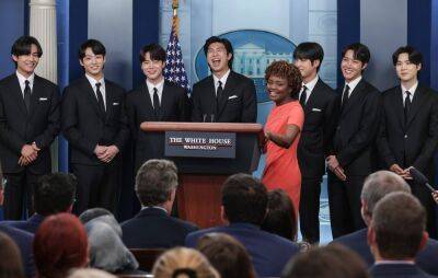 BTS visit the White House to discuss anti-Asian hate with President Biden - www.nme.com - USA - South Korea
