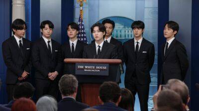 BTS Visits the White House to Discuss Asian Representation and Anti-Asian Hate Crimes - www.etonline.com - Britain - USA - South Korea - North Korea