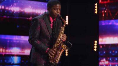 'America's Got Talent': Young Saxophonist's Epic, Inspiring Audition Earns Terry Crews' Golden Buzzer - Watch! - www.etonline.com
