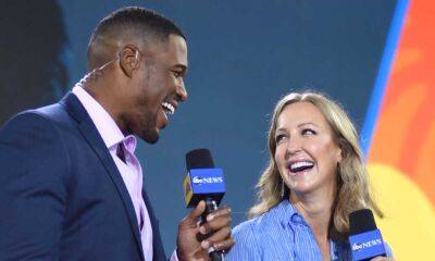 Michael Strahan's appearance leaves Lara Spencer in awe in latest photo - hellomagazine.com - county Spencer