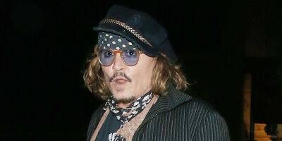 Johnny Depp Leaves Royal Albert Hall After Surprise Performance with Jeff Beck - www.justjared.com - county Hall - city Sheffield