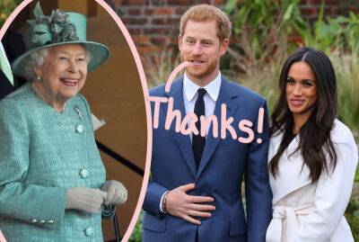Meghan Markle & Prince Harry ASSURED They'll Get Police Protection While Attending The Queen's Platinum Jubilee - perezhilton.com - Britain - London - California - Santa Barbara