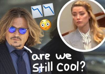 Johnny Depp's Popularity Went DOWN Over Course Of Trial? Really?! - perezhilton.com - USA