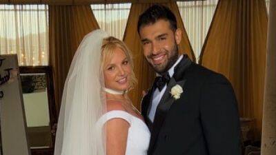 Britney Spears Shares Adorable Behind-the-Scenes Video of Wedding With Sam Asghari - www.etonline.com - county Love
