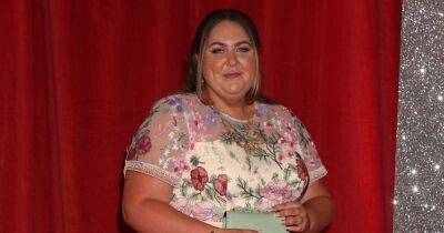 EastEnders' Clair Norris looks worlds away from Bernadette Taylor character on Soap Awards red carpet - www.ok.co.uk - Britain - London - Taylor - Cyprus