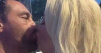 Gemma Collins and fiancé Rami share passionate kiss after horror eye accident - www.ok.co.uk - Britain - Chicago