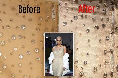 Kim Kardashian may have damaged Marilyn Monroe Met Gala dress: claim - nypost.com - city Orlando