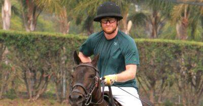 Prince Harry Takes a Scary Fall Off His Horse During Polo Match: Pics - www.usmagazine.com - California - Santa Barbara