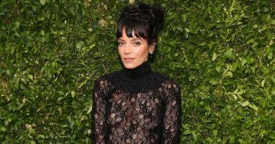 Lily Allen wears show-stopping sheer blouse to Chanel dinner - www.msn.com - France - New York
