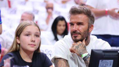 David Beckham and His Daughter Harper Are Having the Best Time in Venice - www.glamour.com - city Venice