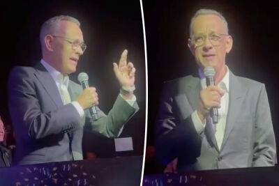 Tom Hanks fans outraged over ‘shaking hands’ health rumors after viral video - nypost.com - Australia - county Butler
