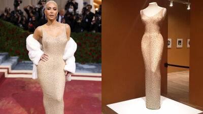 Kim Kardashian is accused of damaging Marilyn Monroe's dress - www.foxnews.com - California