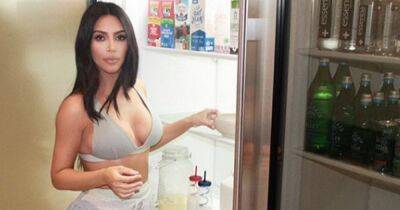 Inside Kim Kardashian's huge walk-in fridge as fans brand her 'wasteful' - www.ok.co.uk