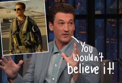 Eek! Miles Teller Discovered WHAT In His Blood After Top Gun: Maverick Shoot! He Was ‘Covered In Hives’! - perezhilton.com