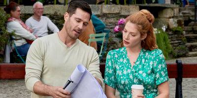 Rachelle Lefevre Can't Stop Laughing at Luke Macfarlane In This Funny Sneak Peek For Hallmark's 'Moriah's Lighthouse' - Watch! - www.justjared.com - France - USA