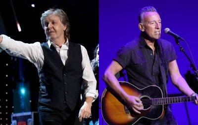 Watch Paul McCartney team up with Bruce Springsteen to perform ‘Glory Days’ and ‘I Wanna Be Your Man’ - www.nme.com - New York - USA - New Jersey - county Hyde