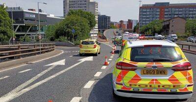 Section of Mancunian Way closed off with drivers urged to avoid area today - www.manchestereveningnews.co.uk - Manchester