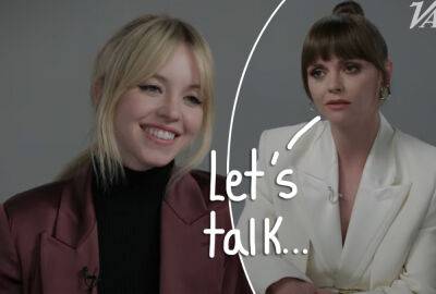 Christina Ricci & Sydney Sweeney Tell Each Other Secrets About Filming Nude Scenes - perezhilton.com