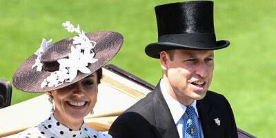 Prince William & Kate Middleton Make a Surprise Appearance at the Royal Ascot 2022 - www.justjared.com