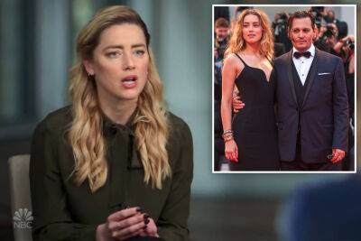 Amber Heard says she’s ‘terrified’ of being sued by Johnny Depp for defamation again - nypost.com