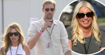 Abbey Clancy Peter Crouch and Denise Van Outen attend IOW festival - www.msn.com - Britain - county Isle Of Wight
