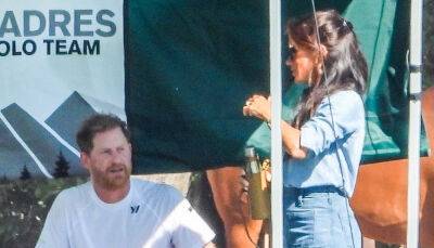 Meghan Markle Spotted Supporting Prince Harry at Polo Match in Santa Barbara (Photos) - www.justjared.com - London - county Pacific - Santa Barbara