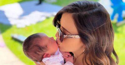 Lucy Mecklenburgh reveals baby daughter's beautiful name 3 weeks after her arrival - www.ok.co.uk