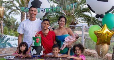 Cristiano Ronaldo throws football-themed 12th birthday for son in Majorca - www.ok.co.uk - Manchester