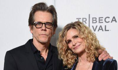 Kevin Bacon shares incredible family photo featuring kids Sosie and Travis in honor of Father's Day - hellomagazine.com - county Travis