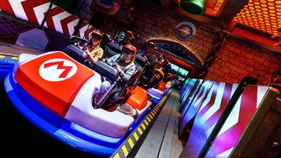 First Look At Mario Kart: Bowser’s Challenge Ride, The Signature Super Nintendo World Attraction At Universal Studios Hollywood - deadline.com - USA - Japan