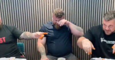 World's Strongest Man Tom Stoltman reduced to tears by hottest chilli on planet in hilarious food challenge - www.dailyrecord.co.uk - Scotland - London