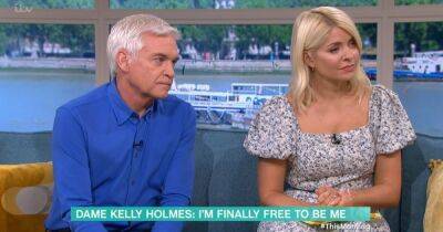 Phillip Schofield and Holly Willoughby choke back tears in emotional Kelly Holmes interview - www.ok.co.uk