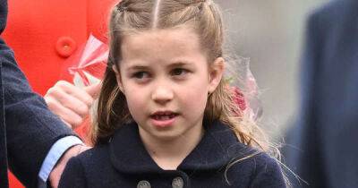 Royal Family: Super cute moment Princess Charlotte grins from ear-to-ear when asked to shake hands by royal fan - www.msn.com - Britain - county Windsor