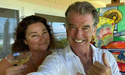 Pierce Brosnan stuns fans with incredibly rare family photo of three sons - hellomagazine.com