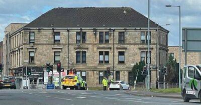 Toddler, 3, hospitalised after car crashed into Glasgow traffic lights - www.dailyrecord.co.uk - Scotland