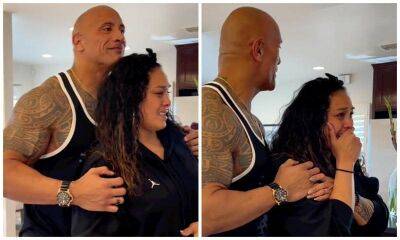 Emotional moment: Dwayne Johnson surprises his cousin with a new home, after gifting one to his mom - us.hola.com