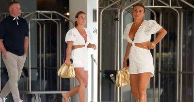 Coleen Rooney and husband Wayne show off glowing tans in Ibiza after Rebekah Vardy trial - www.msn.com - Dubai