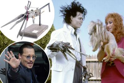 Johnny Depp’s ‘Edward Scissorhands’ props double in value following trial - nypost.com - Hollywood