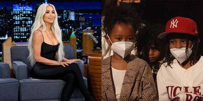 Kim Kardashian Stops Her 'Tonight Show' Interview to Scold Her Kids for Making Too Much Noise - www.justjared.com - New York