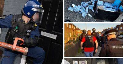 Police arrest six people and seize 'significant amount of cash' following drug raids in Wigan - www.manchestereveningnews.co.uk - Manchester