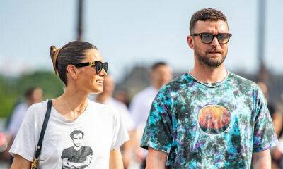Justin Timberlake & Jessica Biel Spotted Walking Around Paris After Fashion Show Date - www.justjared.com - France