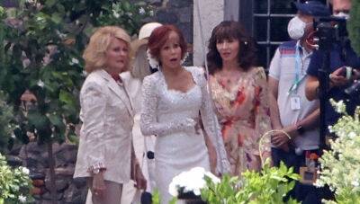 Jane Fonda Gets Married to Don Johnson While Filming Wedding Scene for 'Book Club 2' (Photos) - www.justjared.com - Italy