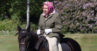 Queen 'back in the saddle' and riding again as she defies doctors to ditch walking stick - www.ok.co.uk - Australia - county Windsor