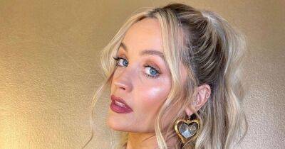 Laura Whitmore's latest hair look combines beaded bracelets with baby braids - www.ok.co.uk