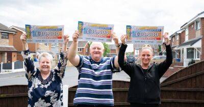 Nineteen neighbours celebrate ‘life-changing’ lottery wins in Greater Manchester village - www.manchestereveningnews.co.uk - Manchester