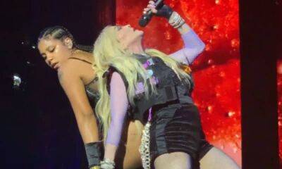 WATCH: Madonna shares intense kiss with rapper Tokischa during Pride performance - us.hola.com