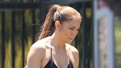 Jennifer Lopez Wore a Backless LBD That's Perfect for Summer - www.glamour.com - California