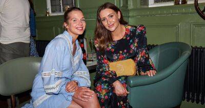 ITV Corrie's Catherine Tyldesley and Helen Flanagan enjoy a catch-up as they both reach parenting landmarks - www.manchestereveningnews.co.uk - Manchester - county Price