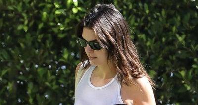 Kendall Jenner Gets In a Workout at Afternoon Pilates Class - www.justjared.com - Los Angeles