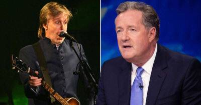 Piers Morgan defends Sir Paul McCartney for ‘not playing enough Beatles’ at Glastonbury - www.msn.com - county Love